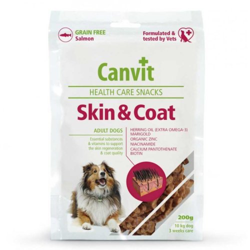 Canvit Skin and Coat - ласощі Канвіт для шкіри й вовни собак 200 г (can508778)