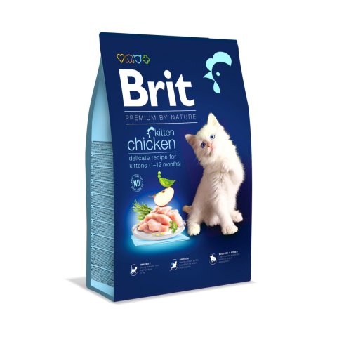 Brit Premium by Nature Cat Kitten - корм Бріт для кошенят 8 кг (171866)