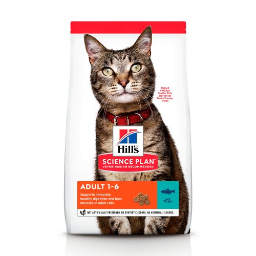 Hills SP Adult Tuna - корм Хилс для взрослых кошек с тунцом 1,5 кг (604073)