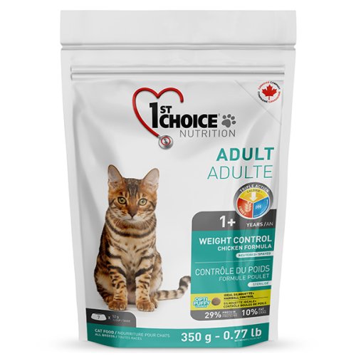 1-st Choice Weight Control Adul - корм Фест Чойс   для кошек с избыточным весом 350 г (ФЧКВКВ350)