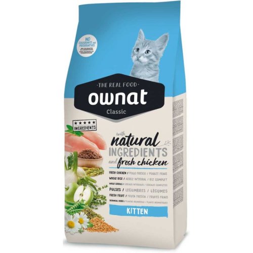Ownat Classic Kitten - корм Овнат с курицей для котят 4 кг (16266)