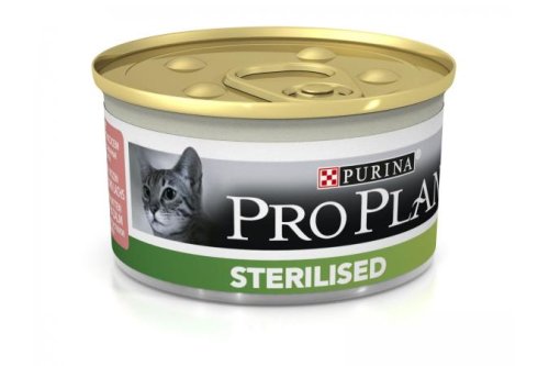 Purina Pro Plan Sterilised - консерви Пурина Про План з лососем та тунцем для стерилізованих кішок 85 г