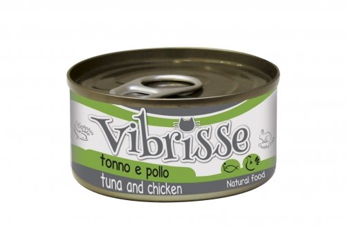 Vibrisse - консервы Вибрисс с тунцом и курицей для кошек 70 г (A1018777)