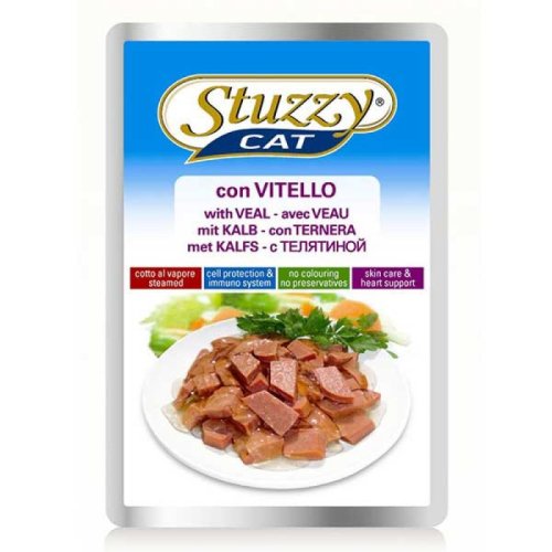 Stuzzy Cat - консерви Штуззі з телятиною в соусі для кішок 100 г