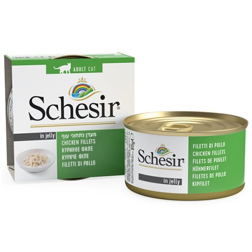 Schesir Chicken - консерви Шезір з куркою для кішок, банка 85 г
