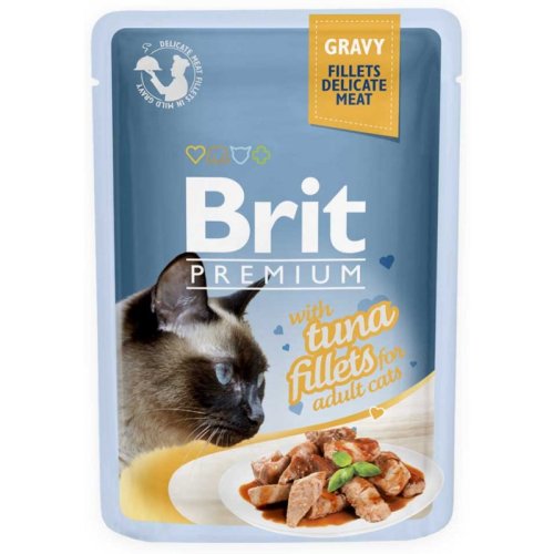 Brit Premium - корм Брит з тунцем у соусі для кішок 85 г