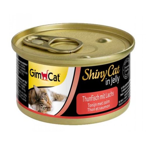 GimCat ShinyCat - консервы ДжимКет с тунцом и лососем 70 г