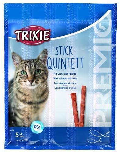 Trixie Quadro-Sticks - палички Триксі для виведення вовни в кішок Лосось