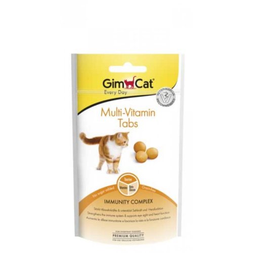 GimCat Multi-Vitamin Tabs - таблетки ДжимКет Мульти-Витамин для кошек 40 г