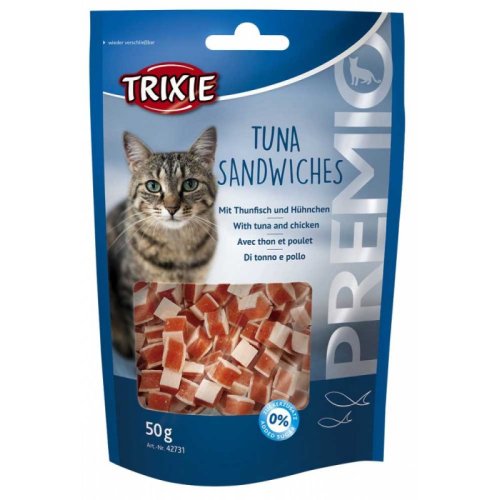 Trixie Premio Sandwiches -  ласощі-сендвічі Триксі з тунцем для кішок 50 г (42731)