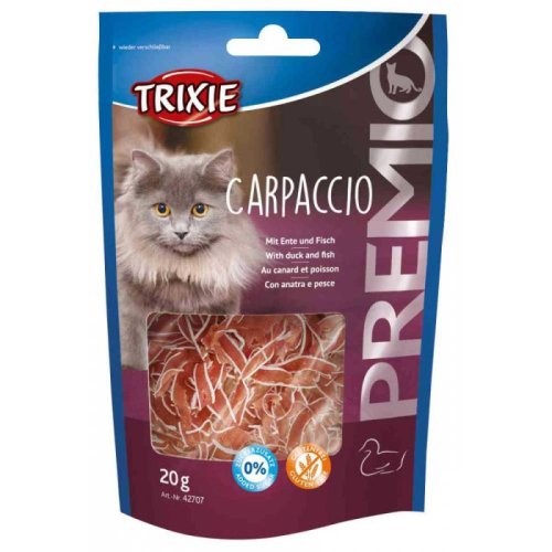 Trixie Premio Carpaccio - ласощі Триксі з качкою й рибою для кішок 20 г (42707)