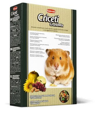 Padovan GrandMix Criceti - комплексний основний корм Паданий для хом'яків і мишей 400 г (PP00414)