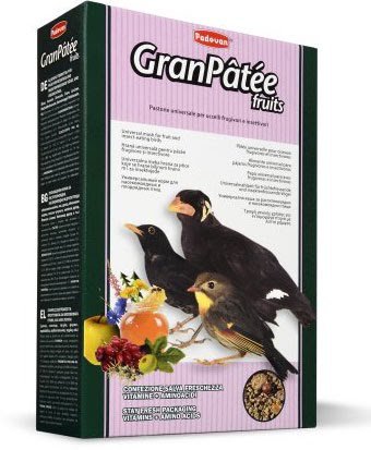 Padovan Granpatee Fruits - універсальний корм Падован для комахоїдних і плодоядних птахів 1 кг (PP00192)