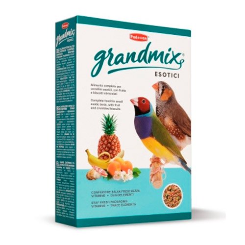 Padovan GrandMix Esotici - комплексний основний корм Падован для екзотичних птахів 400 г (PP00277)
