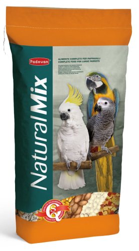 Padovan NaturalMix Pappagalli - основной корм Падован для крупных попугаев 18 кг (PP00006)