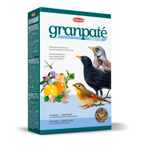 Padovan Granpatee Insectes - корм Падован для комахоїдних птахів з висушеними комахами 1 кг (PP00193)