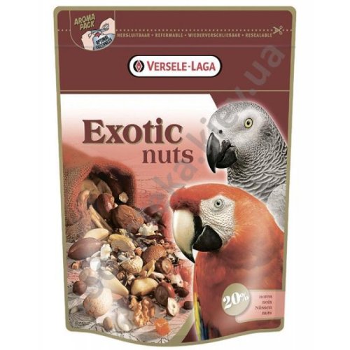 Versele-Laga Prestige Exotic Nut Mix - корм Версель-Лага для великих папуг с горіхами 750 г