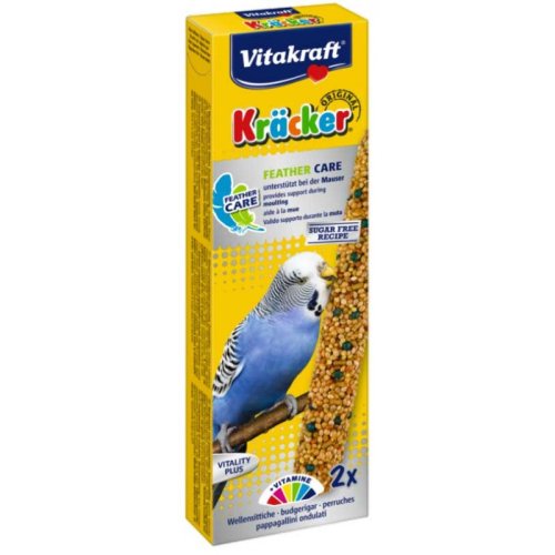 Vitakraft Feather Care - крекер Вітакрафт для хвилястих папуг у період линьки Впакування 2 шт (21224)