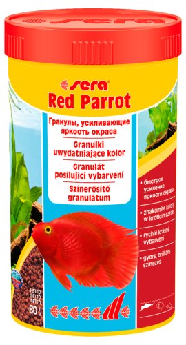 Sera Red Parrot - гранульований корм Сера для риб-папуг 250 мл (00411)