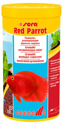 Sera Red Parrot - гранулированный корм Сера для рыб-попугаев 1000 мл (00413,01)