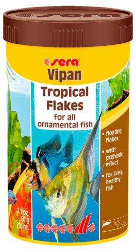 Sera Vipan - пластівчастий корм Сірка для декоративних риб 250 мл (45281)