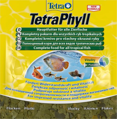 Tetra Phyll - корм Тетра для травоїдних акваріумних риб 12 г (134430)