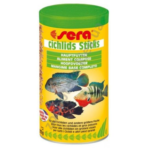 Sera Cichlids Sticks - корм Сірка для цихлід середніх і великих розмірів 1000 мл