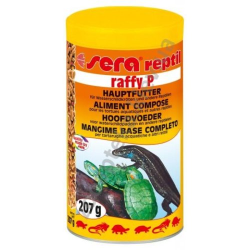 Sera Reptil Raffy P - корм Сера для водяных черепах 250 мл