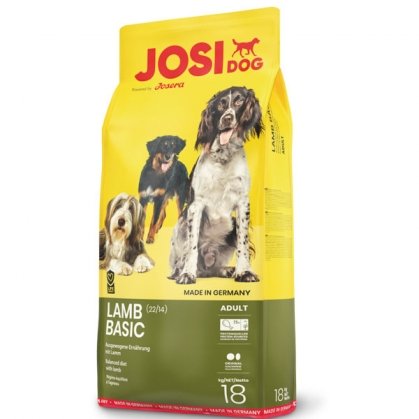 Josera JosiDog Lamb Basic - корм Йозера Йозидог для дорослих собак з ягням 18 кг (4032254745679)