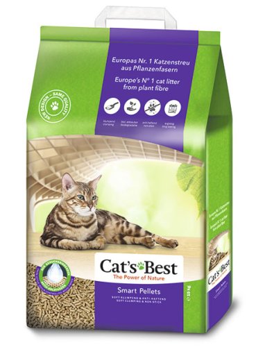 JRS Rettenmaier Cats Best Smart Pellets - наполнитель Риттенмайер Кетс Бест для длинношерстных котов 20 л 10 кг (JRS321742)