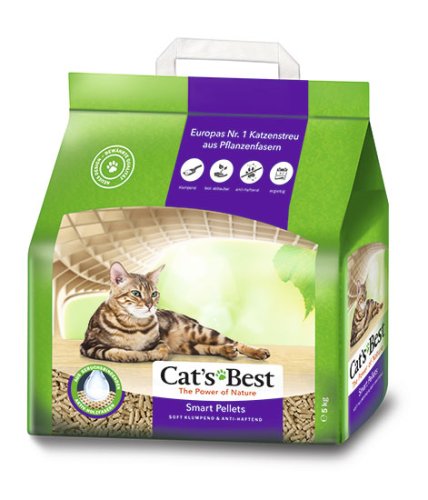 JRS Rettenmaier Cats Best Smart Pellets - наполнитель Риттенмайер Кетс Бест для длинношерстных котов 10 л 5 кг (JRS300088
)