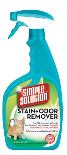 Simple Solution Cat Stain & Odor Remover - спрей Сімпл Солюшн для нейтралізації заходів і видалення плям від життєдіяльності котів 945 мл (ss10627)