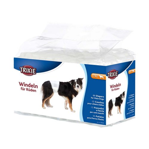 Trixie - памперси Тріксі для собак (псів) 60-80 см L-XL 12шт (23643)