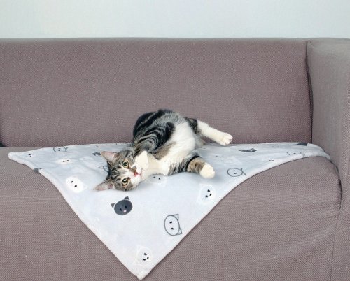 Trixie Mimi - килимок Тріксі Мімі для кішок сірий з мордочками 70х50 см (37168)