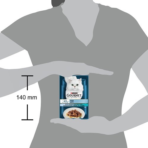Gourmet Perle - консерви для котів з океанською рибою, тунцем у підливі 85 г 8445291188099