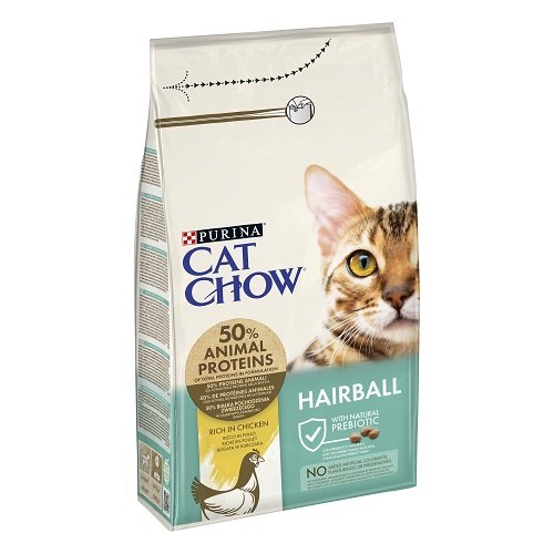 Cat Chow Hairball Controll - корм Кет Чау корм для запобігання утворення кульок шерсті у шлунку 1,5 кг 5997204514486 