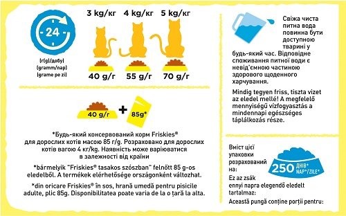 Сухий корм FRISKIES Sterilized для дорослих котів після стерилізації з лососем, тунцем та овочами 10 кг
