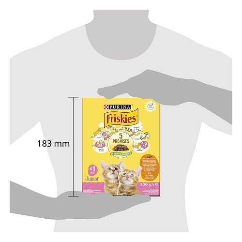 Сухий корм FRISKIES Junior для кошенят з куркою, індичкою та овочами 300 г
