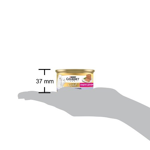 Влажный корм GOURMET Gold для котят паштет с телятиной 85 г