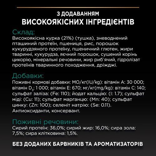 Сухий корм PRO PLAN Adult 1+ Renal Plus для дорослих котів з куркою 14 кг
