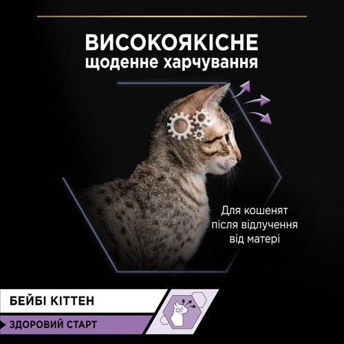 Влажный корм PRO PLAN Baby Kitten Healthy Start для котят после отлучения от матери мусс с курицей 85 г