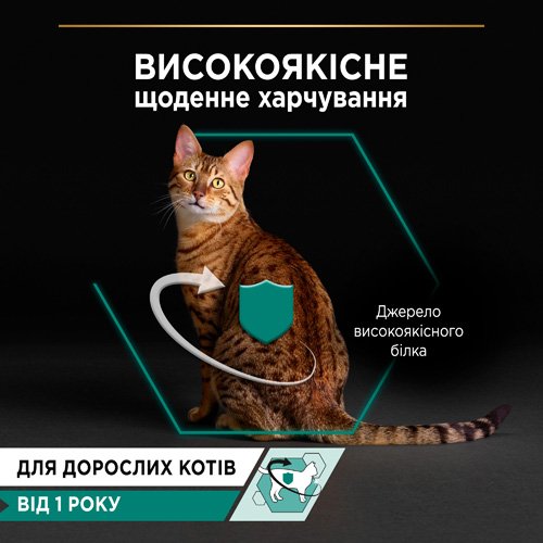 Влажный корм PRO PLAN Adult для взрослых котов кусочки в паштете с курицей 85 г