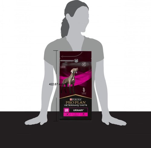 Сухий дієтичний корм PRO PLAN VETERINARY DIETS UR URINARY для собак для розчинення та зниження утворення струвітних каменів 1,5 кг