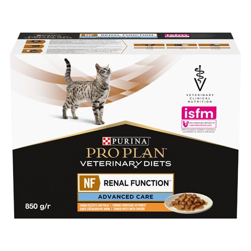 Вологий дієтичний корм PRO PLAN VETERINARY DIETS NF Renal Function Advanced Care для дорослих котів при патології нирок з куркою 85 г