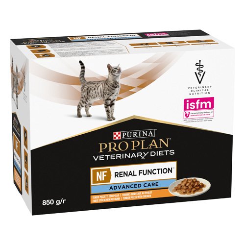 Вологий дієтичний корм PRO PLAN VETERINARY DIETS NF Renal Function Advanced Care для дорослих котів при патології нирок з куркою 85 г