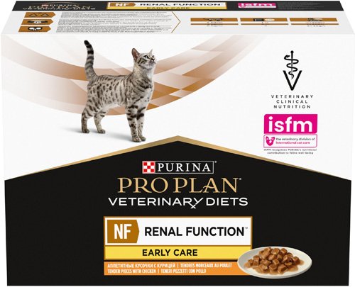 Вологий дієтичний корм PRO PLAN VETERINARY DIETS NF Renal Function Early Care для дорослих котів при патології нирок на ранніх стадіях з куркою 85 г
