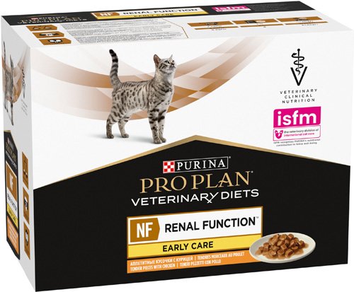 Вологий дієтичний корм PRO PLAN VETERINARY DIETS NF Renal Function Early Care для дорослих котів при патології нирок на ранніх стадіях з куркою 85 г
