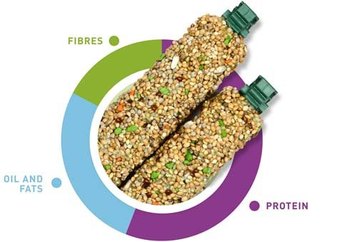 Padovan Stix vegetable cocorite - ласощі для хвилястих папуг, 80 г