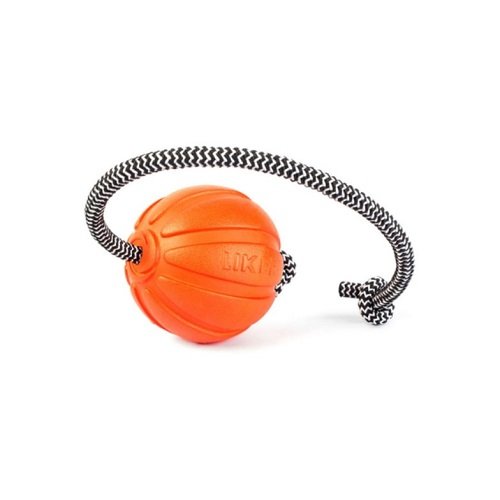 Мячик для собак Collar Liker Корд на шнуре, диаметр 5 см