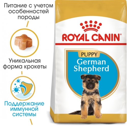 Royal Canin German Shepherd Puppy/Junior - корм Роял Канін для щенят німецької вівчарки 12 кг (25191201) 